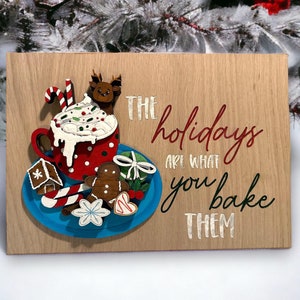 Warme chocolademelk en koekjes svg, schattige gemberbrood svg's, vakantieontwerpen, kerstmis svg, diy paint kit svg, gezellige en warme svg, warme chocolademelk svg