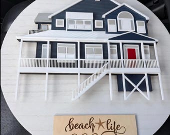 Customized house svg, multilayer house design, Newly Weds gift, New Home owners gift, Realtor closing gift, Christmas gift for couple