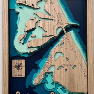 Sebastian Inlet kaart SVG, Florida kaart SVG, houten kaart SVG, gelaagde kaarten SVG, Lake diepte kaart SVG, bathymetrische kaart, topografiekaart, meerlagig