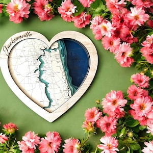 Jacksonville runde Karte, Ornament svg, Urlaub Karte Ornament, Weihnachtsgeschenk Karte Ornament, Weihnachtsdekoration, Wohnkultur, Geschenk für Weihnachten