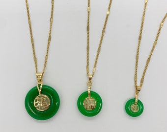 Good luck jade pendant sale