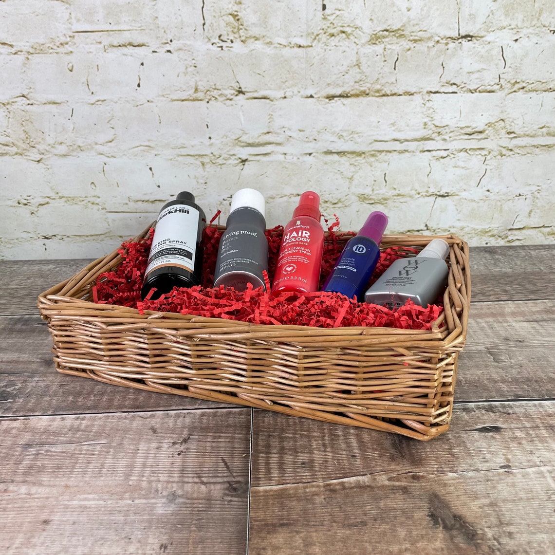 Medium Gift Hamper Kit Make your Own Gift Basket Red with Etsy