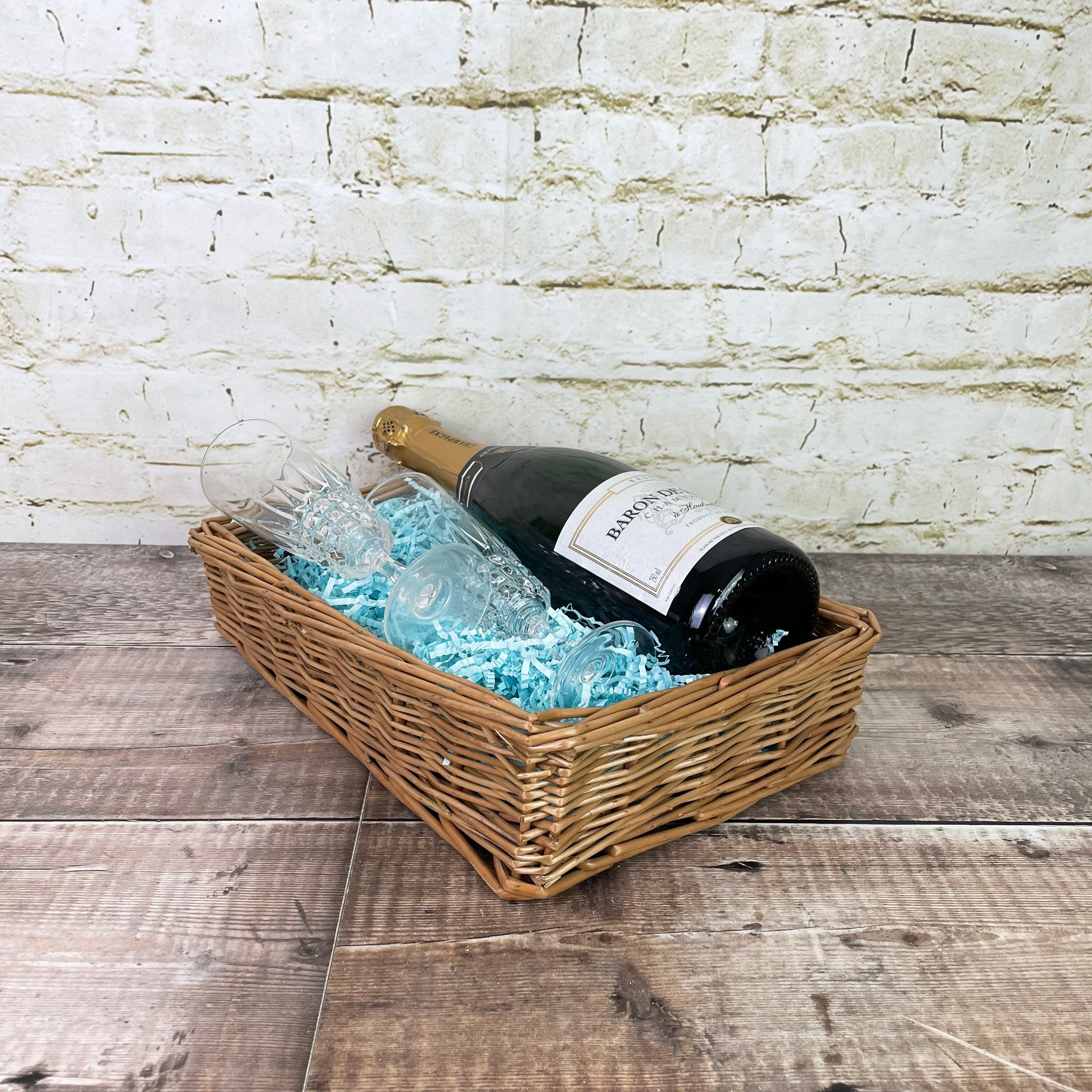Traditional Rectangular Woven Basket / Gift Hamper Basket Etsy