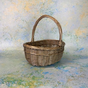 Wicker Egg Collecting Basket