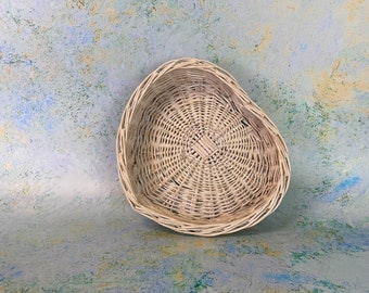 Valentines Day Heart Shape Woven Basket