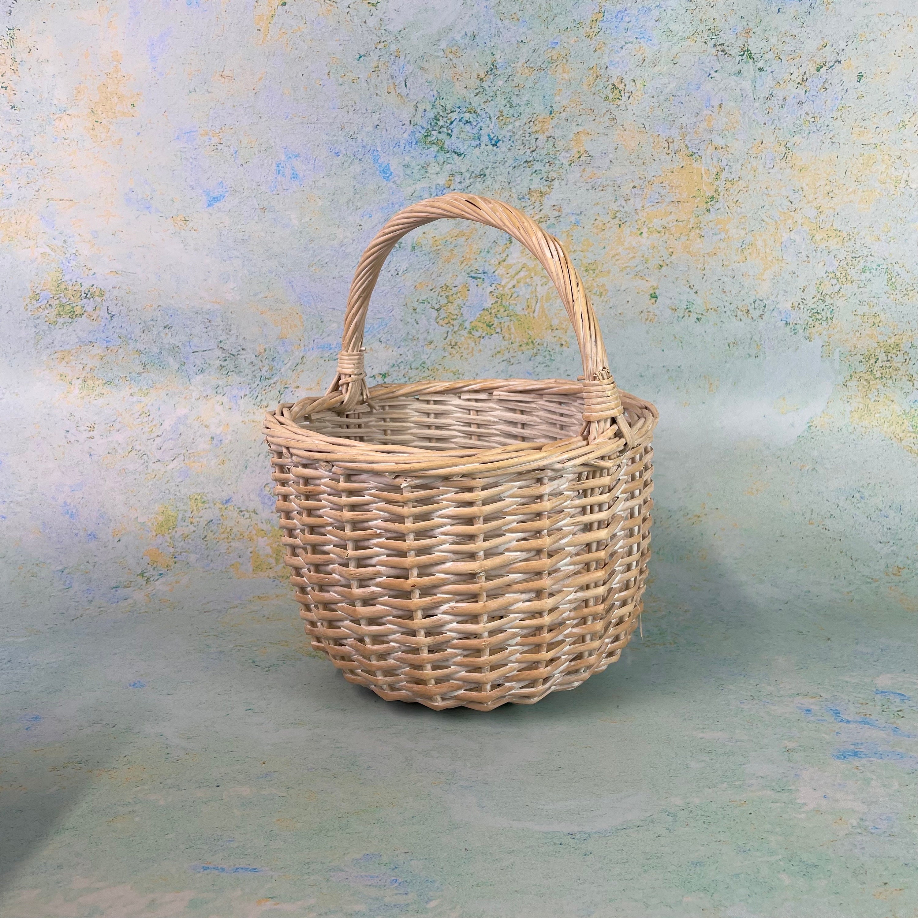 Chicken Egg Holder, Small Wire Egg Collecting Basket With Handle