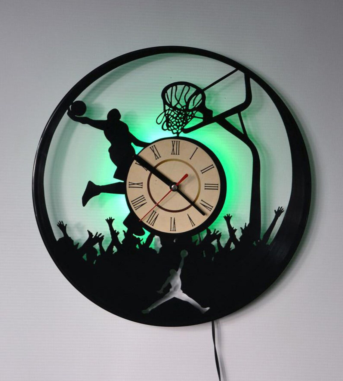 michael jordan shoe clock