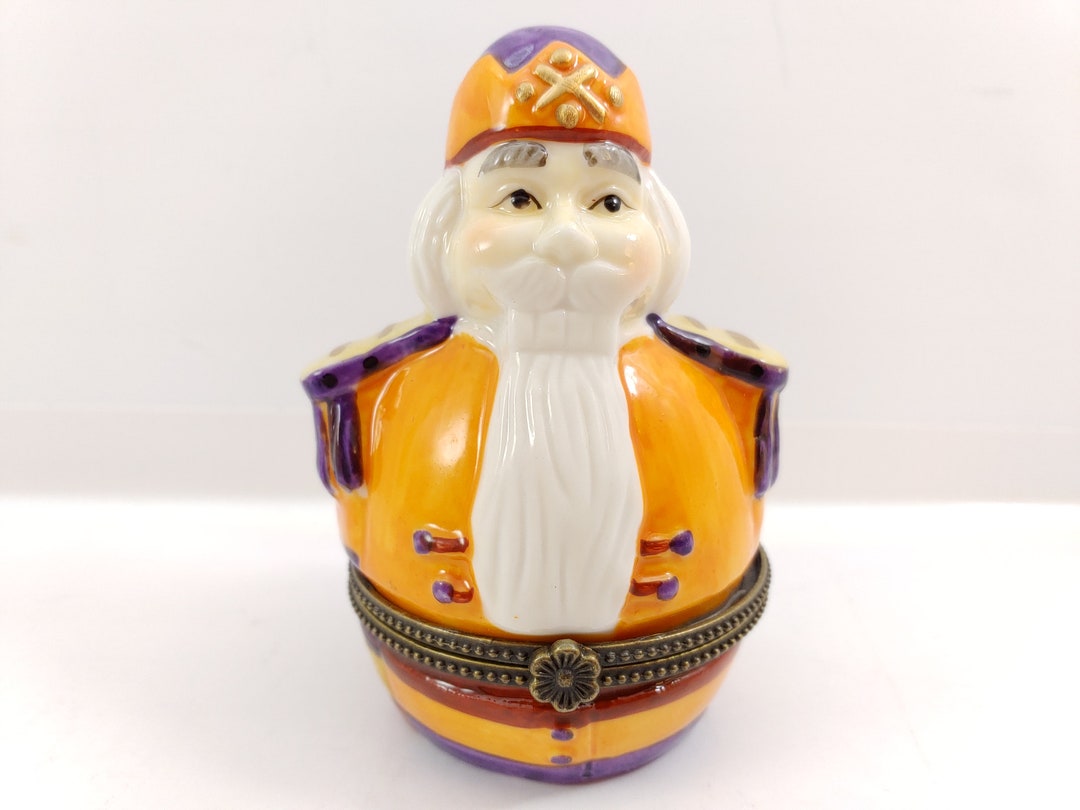 VILLEROY & BOCH 1748 Brand Trinket Box NUTCRACKER From Festive Etsy