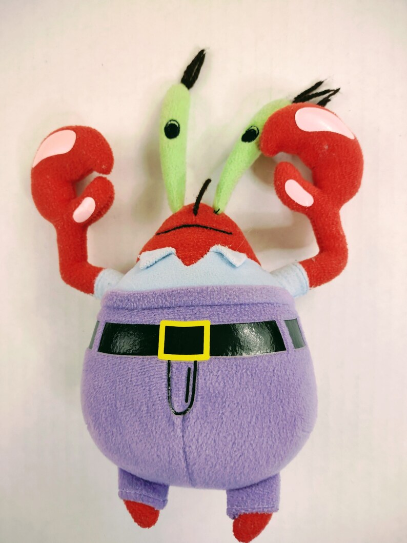 Mr. Krabs Plush Toy Ty Brand Preowned 2006 Etsy
