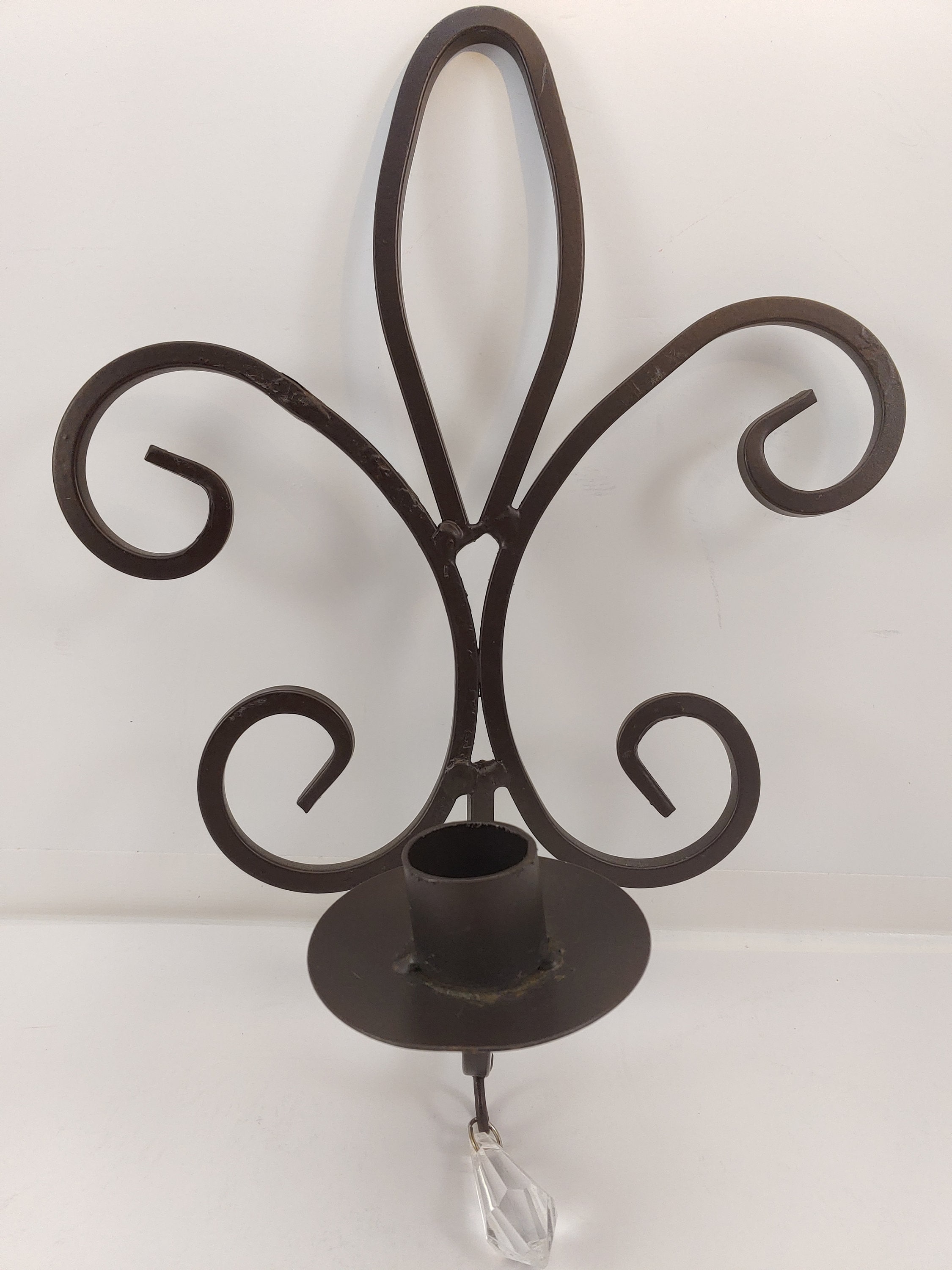 FLEUR de LIS Cast Iron Candle Holder French Decor Old World Etsy.de