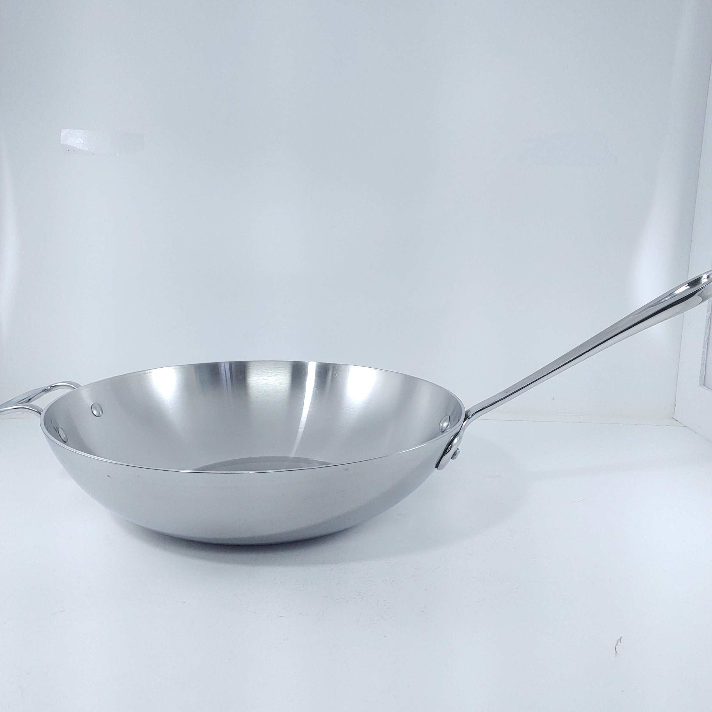 ALL CLAD 12 Stir Fry Wok Stainless Steel Pan 