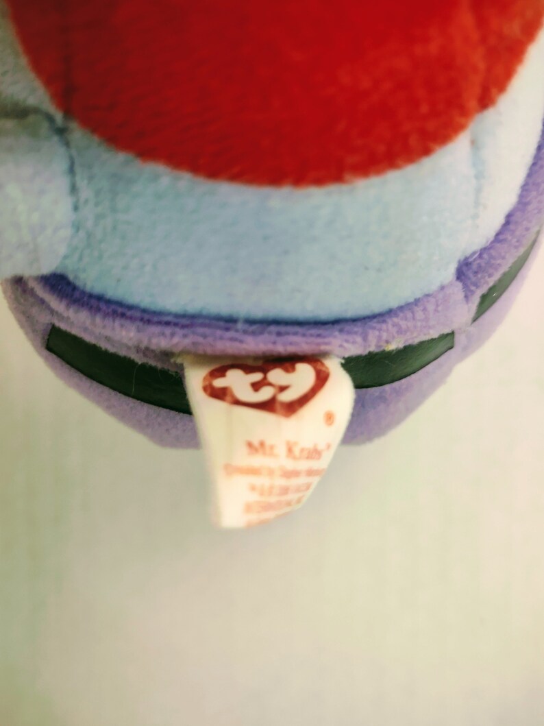 Mr. Krabs Plush Toy Ty Brand Preowned 2006 Etsy