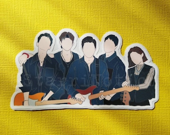 Hospital Playlist Sticker: Korean Drama Band Illustration