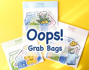 Oops Grab Bag - Mystery Sticker Pack - Oops Stickers - Discounted Value Pack