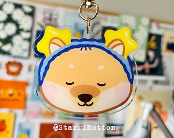 Shiba Inu sleutelhanger - Kawaii hond acryl sleutelhanger - leuke dierlijke charme