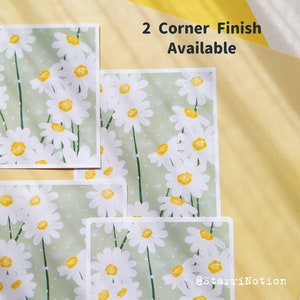 Cute Wall Art - Daisy Art Print - Mini Flower Print - Kawaii Wall Decor image 3