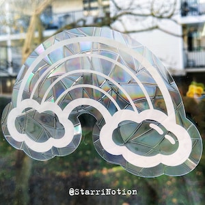 Rainbow Suncatcher Sticker - Handmade Rainbow Maker - Window Decal