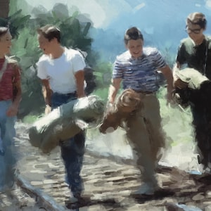 Stand By Me Train Tracks- *LIMITED*- Painting Print