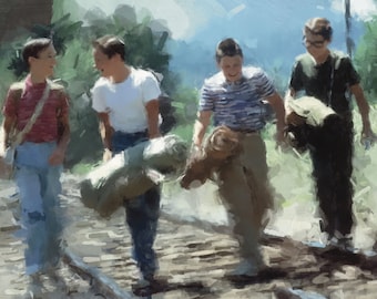 Stand By Me Train Tracks- *LIMITED*- Painting Print