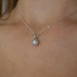 Moissanite Cremation Necklace -Cremation Jewelry -Ashes Jewelry -Pet Ashes Jewelry - Memorial Ashes Jewelry -Pet Cremation Ashes