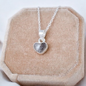 Haarlocke Andenken Halskette, Haar Schmuck, Baby Haar Andenken, Tier Haar Andenken, Familien Geschenk, Tierfell Schmuck