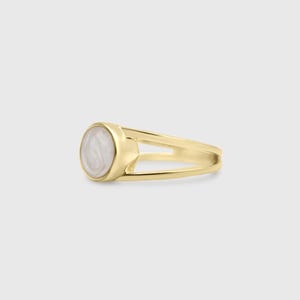 Cremation Ashes Jewelry Silver Ring, Gemstone Memorial Keepsake, Cremation Ring, Meaningful Family Gift, Cremation Keepsake, Ashes Jewelry image 9