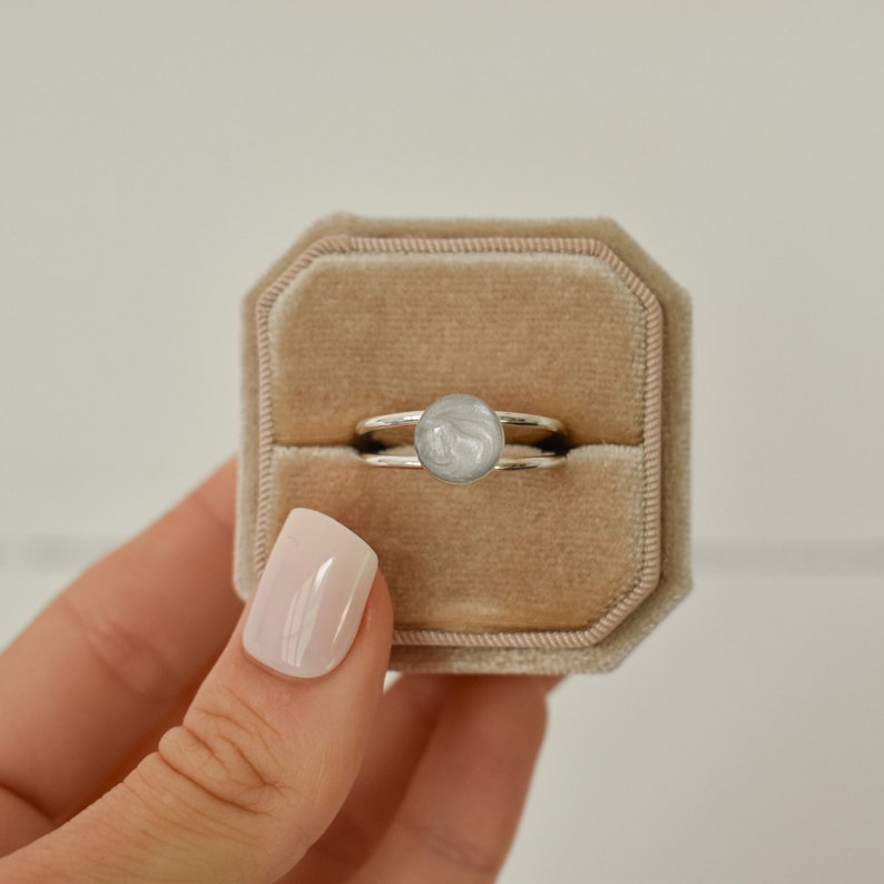 Cremation Ashes Jewelry Silver Ring, Gemstone Memorial Keepsake, Cremation Ring, Meaningful Family Gift, Cremation Keepsake, Ashes Jewelry