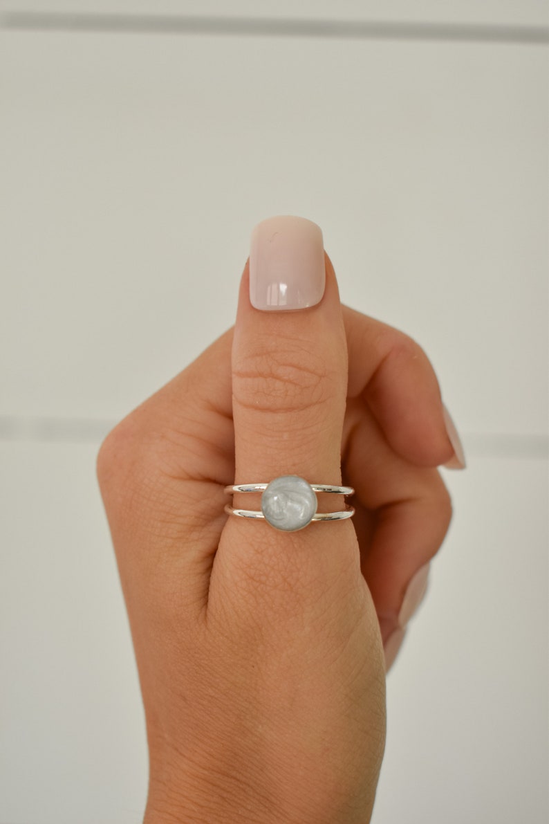 Cremation Ashes Jewelry Silver Ring, Gemstone Memorial Keepsake, Cremation Ring, Meaningful Family Gift, Cremation Keepsake, Ashes Jewelry