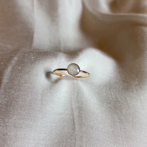 10k Solid Gold Cremation Ashes Ring Cremation Ashes Jewelry Etsy