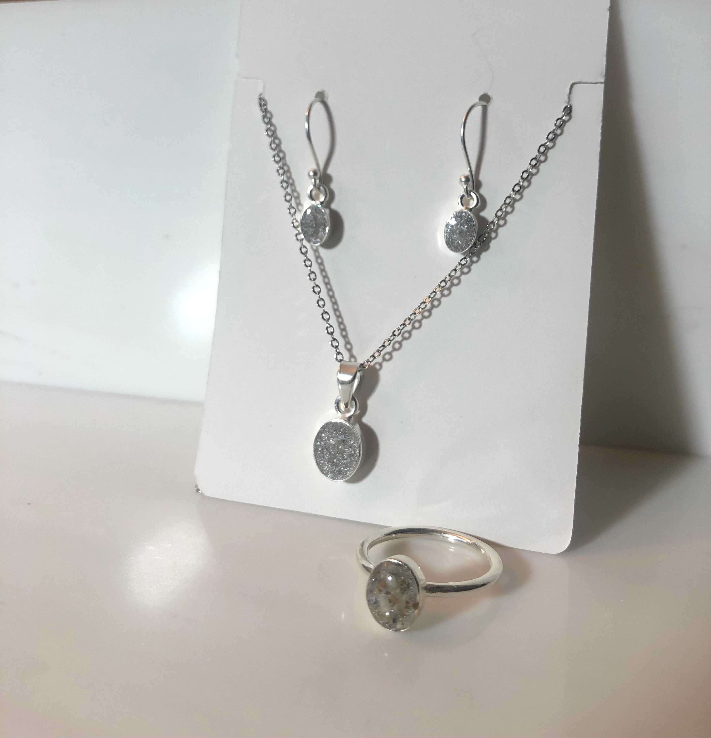 Cremation Ashes Jewelry Set Cremation 