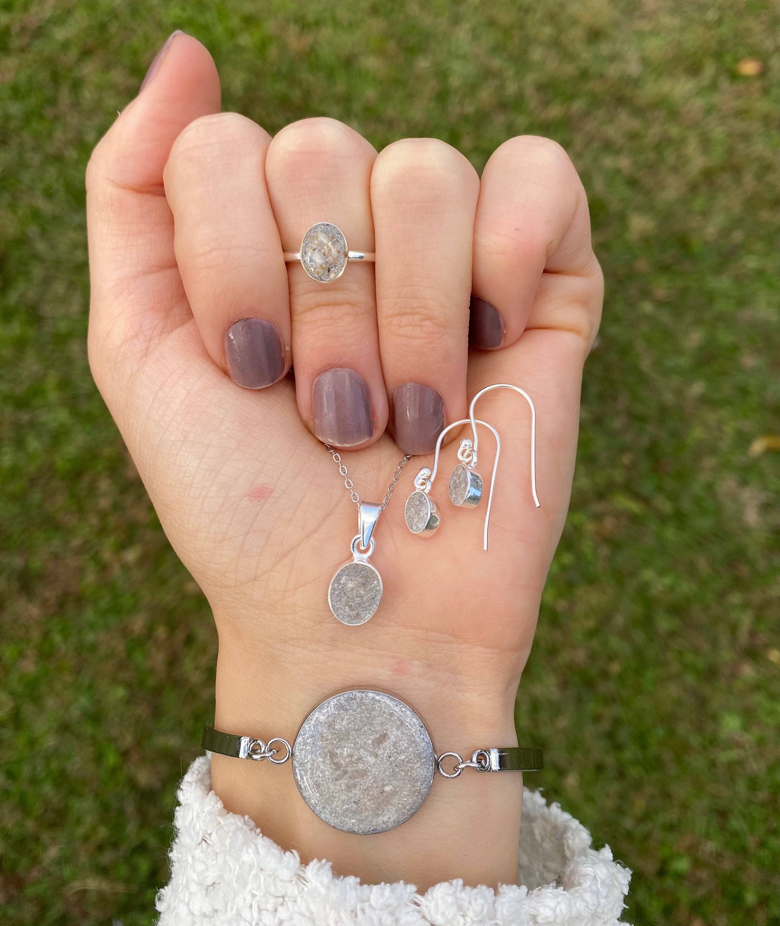 Cremation Ashes Jewelry Set Cremation 