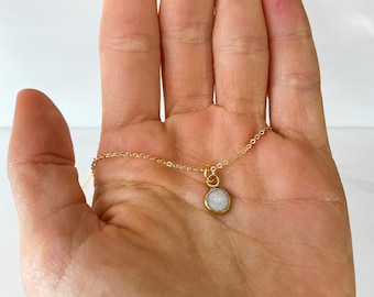 Gold Dainty Cremation Necklace, Memorial Ashes Jewelry, Anniversary Gift for Women, Pet Ashes, Cremation Ashes Jewelry, Cremation Jewelry