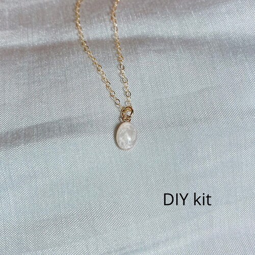 14k Gold Breastmilk Necklace DIY Kit Breastmilk Jewelry Etsy