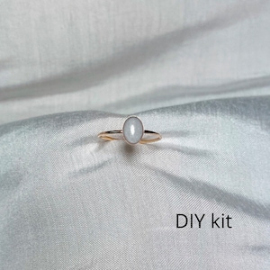 14k Gold Breastmilk Ring DIY Kit - Breastmilk Jewelry