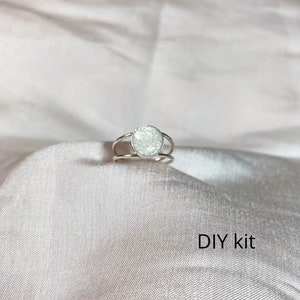 Sterling Silver Cremation Ashes Ring Diy Kit, Cremation Ashes Jewelry, Memorial Ashes Jewelry, Pet Cremation Ashes Jewelry, Cremation Ring