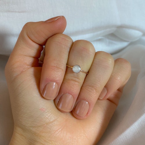 10k Solid Gold Cremation Ashes Ring Cremation Ashes Jewelry Etsy