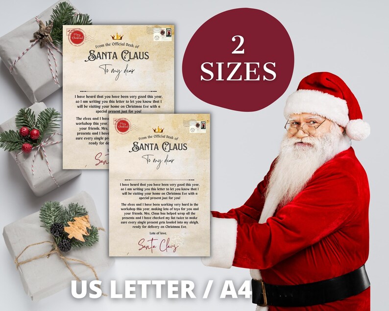 Editable Letter From Santa Printable - Il 794xN.4352997834 Oxkt 