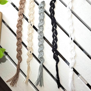 Crocheted Cotton Tassel Bookmark Set - Back to School Gift