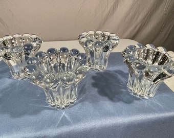 Leaded Crystal Candle Holders - Antique/Vintage