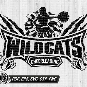 Wildcats cheerleading svg, Wildcats cheer svg, Wildcat cheer svg, Wildcats svg, cricut file,  Digital File Download, png,dxf,eps,dxf