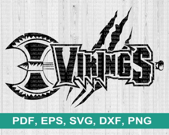 Vikings Axe SVG, School Spirit Mascot (Digital File)