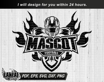 Tu mascota del equipo svg, svg personalizado, svg del equipo, svg de la mascota, svg del espíritu escolar, equipo de fútbol, descarga de archivos digitales, dxf, png, eps, pdf