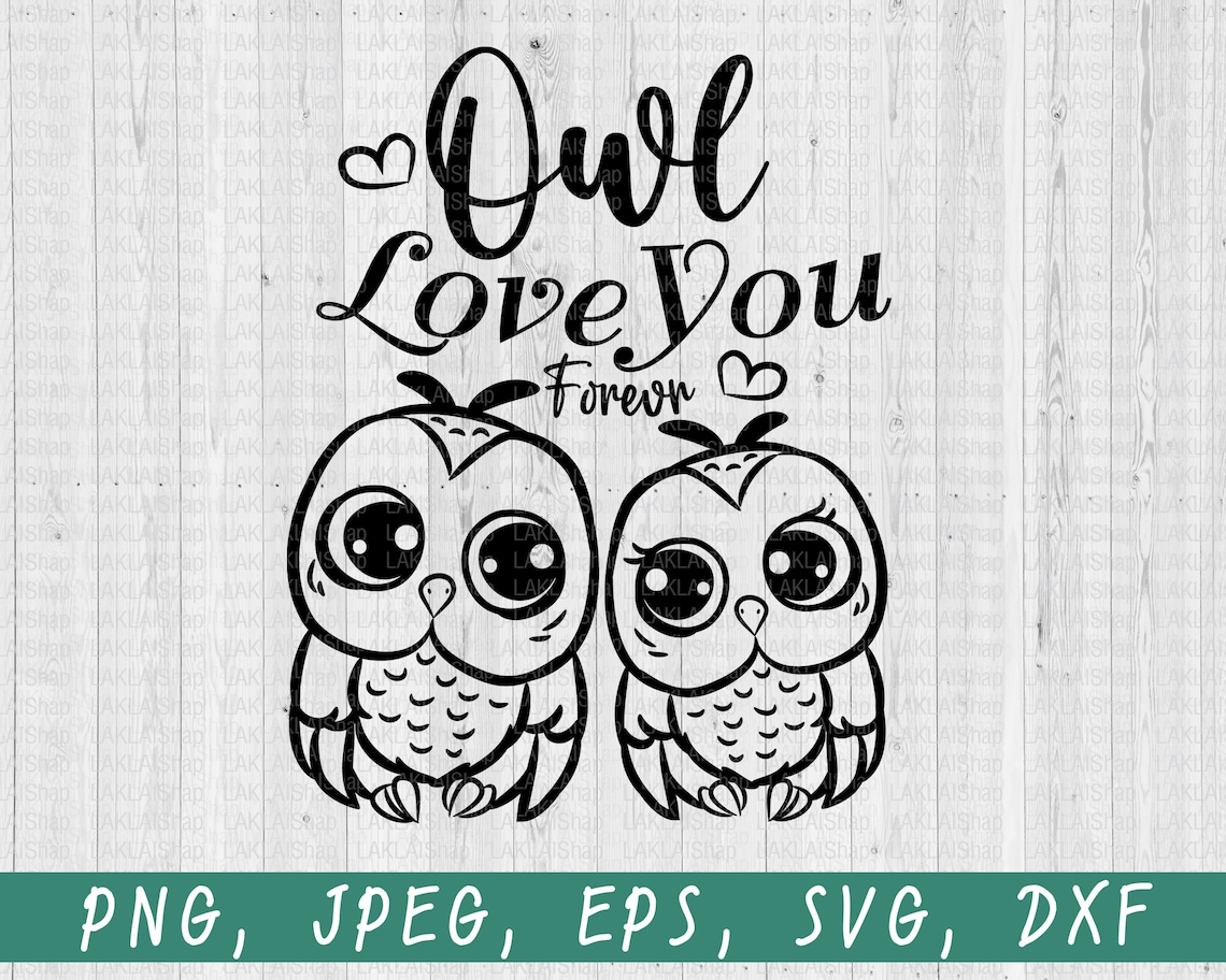 owl-love-you-forever-svgcute-owl-svg-silhouette-cut-file-svg-etsy