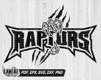 Raptors Svg, Raptors Png, Raptor svg, Raptor png, Spirit School, Team Logo, School Team, Mascot Svg, Digital File Download, png,eps,dxf,pdf