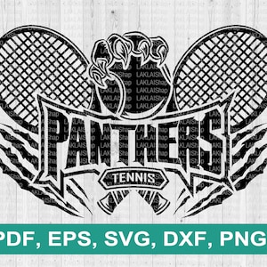 Panther claws tennis svg, Panthers svg, Panthers School Spirit, Panthers, digital file download, dxf, eps, png, pdf