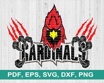 Cardinal team SVG, Cardinals svg, Cardinals spirit svg, Cricut File, Digital File Download,  pdf, png, eps, dxf