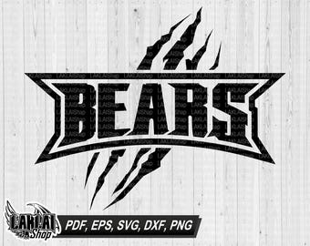 Ursos svg, Garras de Urso svg, Ursos svg, Logotipo de urso, Mascote de ursos svg, Download de arquivo digital, pdf, eps, dxf, png