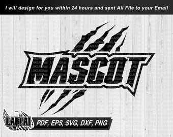 Your mascot svg, Personalized svg, School svg, your Team svg, Mascot svg, School Spirit svg, Digital file Download, dxf, eps, png, pdf