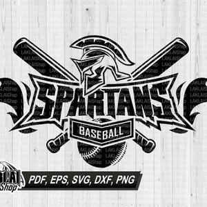 Spartans Baseball svg, Spartans svg, Spartans mascot svg, School Spirit svg, Spartans Pride svg, Digital File Download, dxf,pdf,eps,png