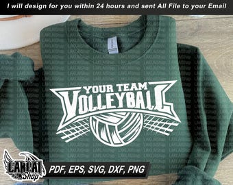 Mascot Volleyball Team, Volleyball team Svg, Volleyball svg, Volleyball Mom ,School Spirit svg, Digital File Download, dxf,eps,png,pdf